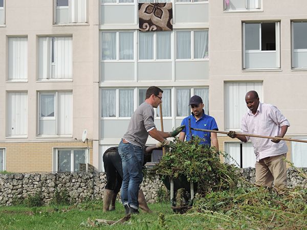 Image d'un chantier en extérieur